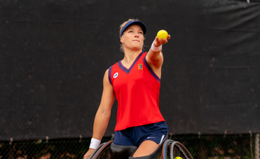 Rolstoeltennisser Diede de Groot