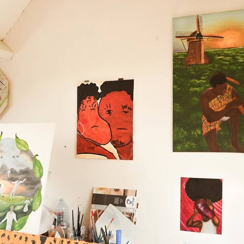 Schilderijen Isodor Slewe