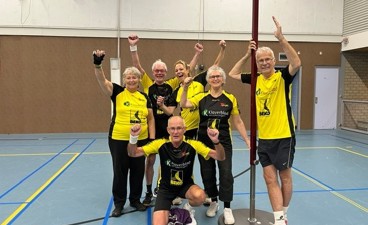 Teamfoto KV Tempo Oldstars Korfbal