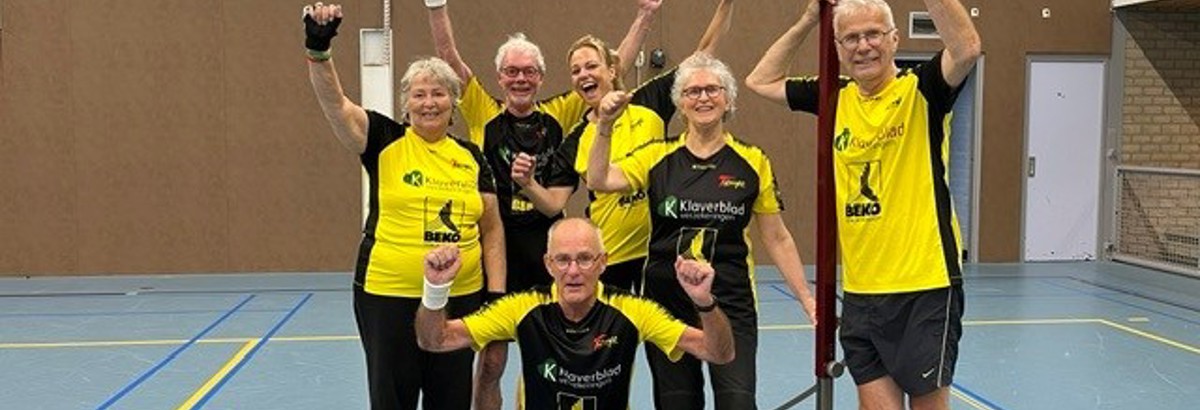 Teamfoto KV Tempo Oldstars Korfbal