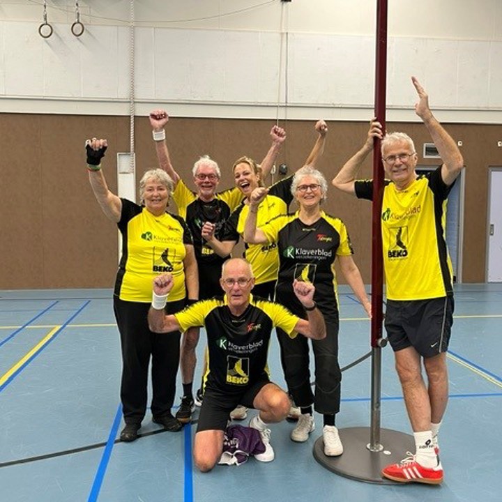 Teamfoto KV Tempo Oldstars Korfbal