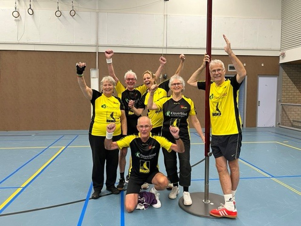 Teamfoto KV Tempo Oldstars Korfbal