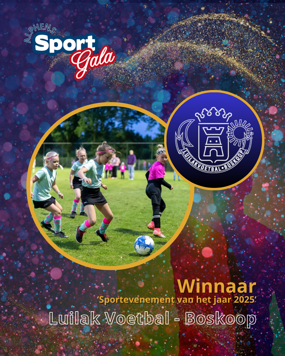 Sportevenement van het jaar 2025 Luilak Voetbal Boskoop