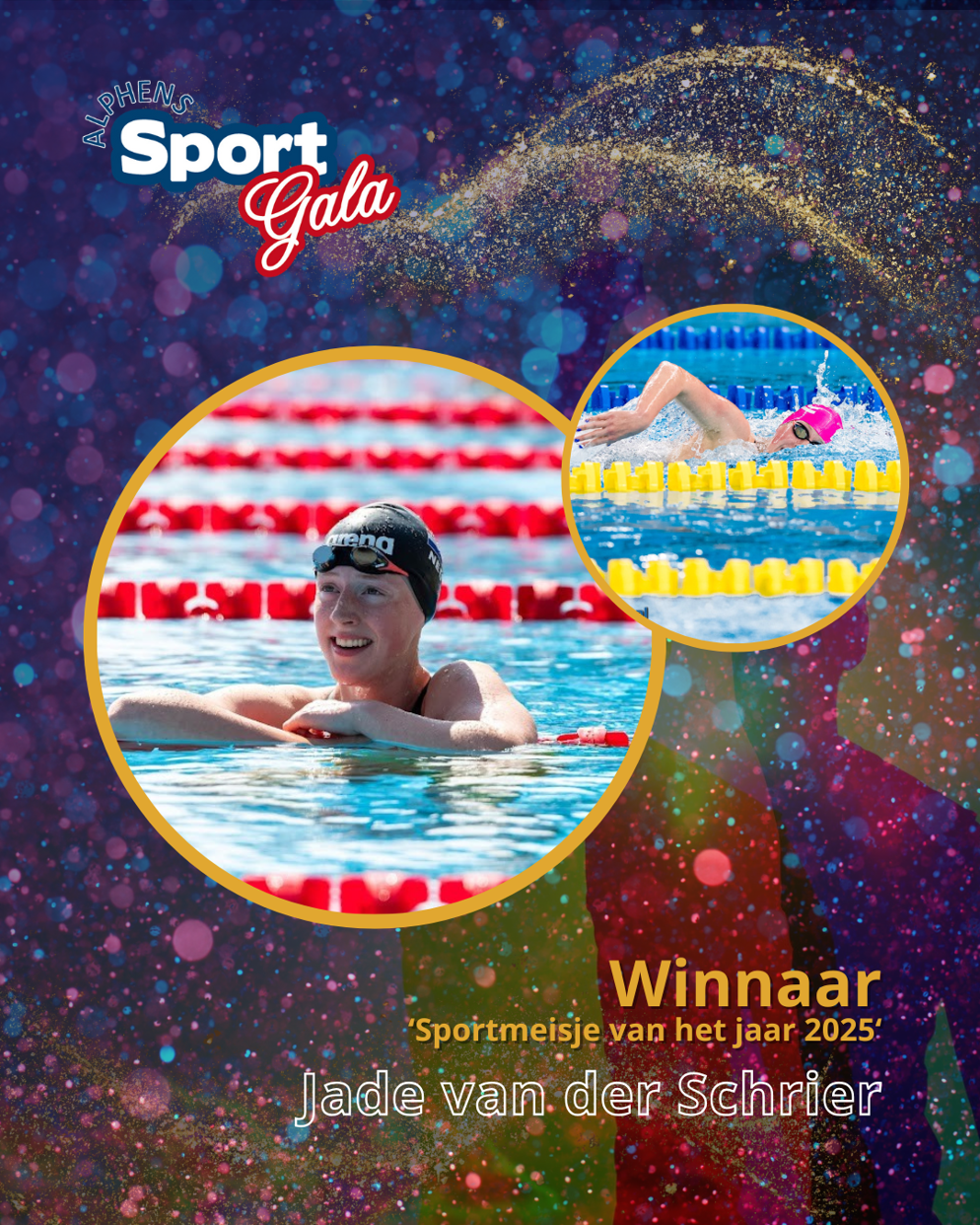 Sportmeisje van het jaar 2025 Jade van der Schrier