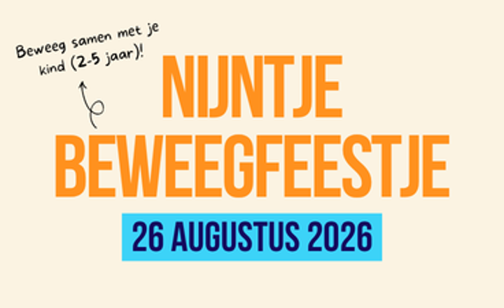 Tekst: Nijntje beweegfeestje 26 augustus 2026 