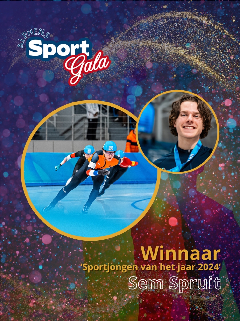 Sportjongen van het jaar 2024 Sem Spruit "oorkonde"