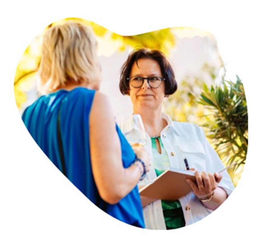 Marjanne Dijkstra-Le Clercq poseert.