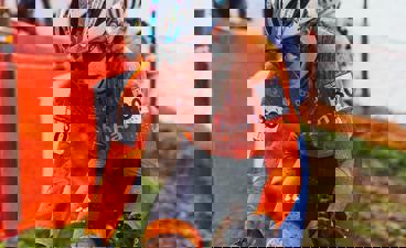 Maxime Takken in actie