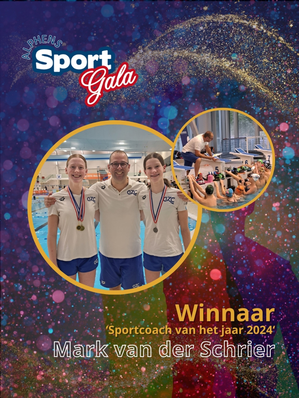 Sportcoach van het jaar 2024 Mark van der Schier "oorkonde"